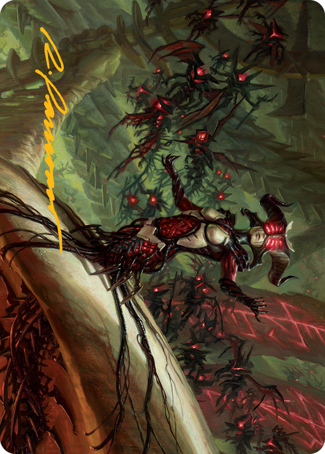 Sheoldred Art Card (Gold-Stamped Signature) [March of the Machine Art Series] | Galactic Gamez