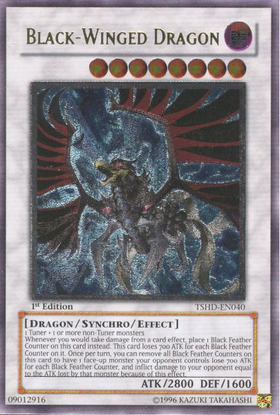 Black-Winged Dragon (UTR) [TSHD-EN040] Ultimate Rare | Galactic Gamez