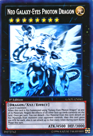 Neo Galaxy-Eyes Photon Dragon [GAOV-EN041] Ghost Rare | Galactic Gamez