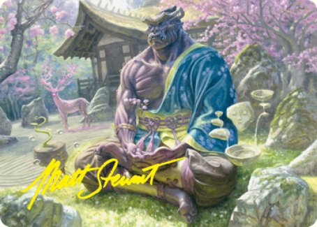 Kosei, Penitent Warlord Art Card (Gold-Stamped Signature) [Kamigawa: Neon Dynasty Art Series] | Galactic Gamez