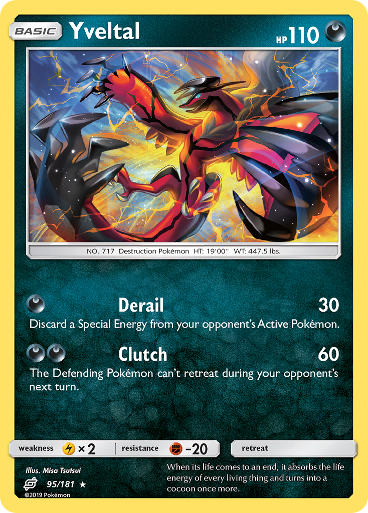 Yveltal (95/181) [Sun & Moon: Team Up] | Galactic Gamez