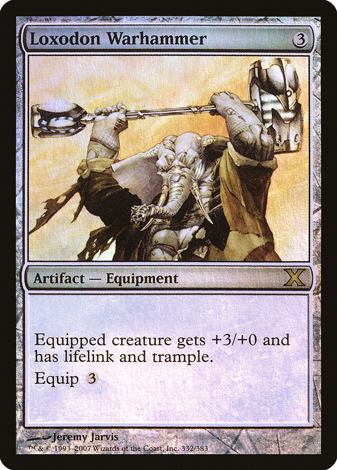Loxodon Warhammer (Premium Foil) [Tenth Edition] | Galactic Gamez