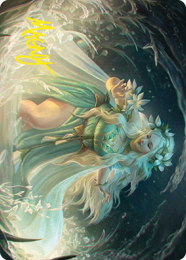 Goldberry, River-Daughter Art Card (Gold-Stamped Signature) [The Lord of the Rings: Tales of Middle-earth Art Series] | Galactic Gamez
