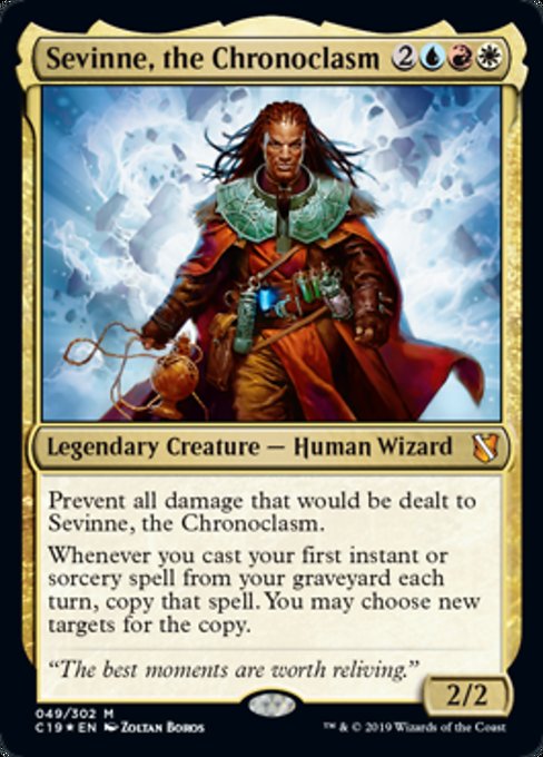 Sevinne, the Chronoclasm [Commander 2019] | Galactic Gamez