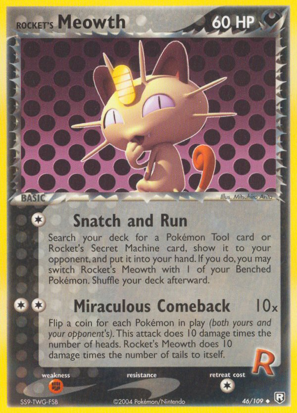 Rocket's Meowth (46/109) [EX: Team Rocket Returns] | Galactic Gamez