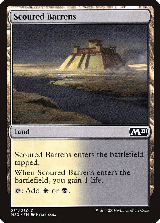 Scoured Barrens [Core Set 2020] | Galactic Gamez