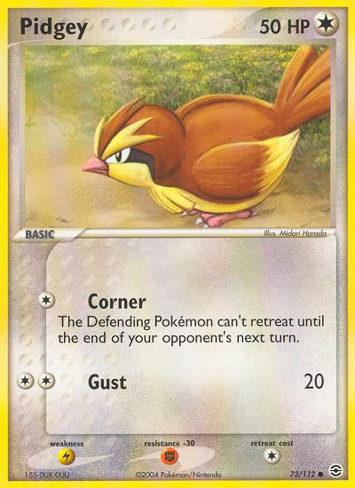 Pidgey (73/112) [EX: FireRed & LeafGreen] | Galactic Gamez