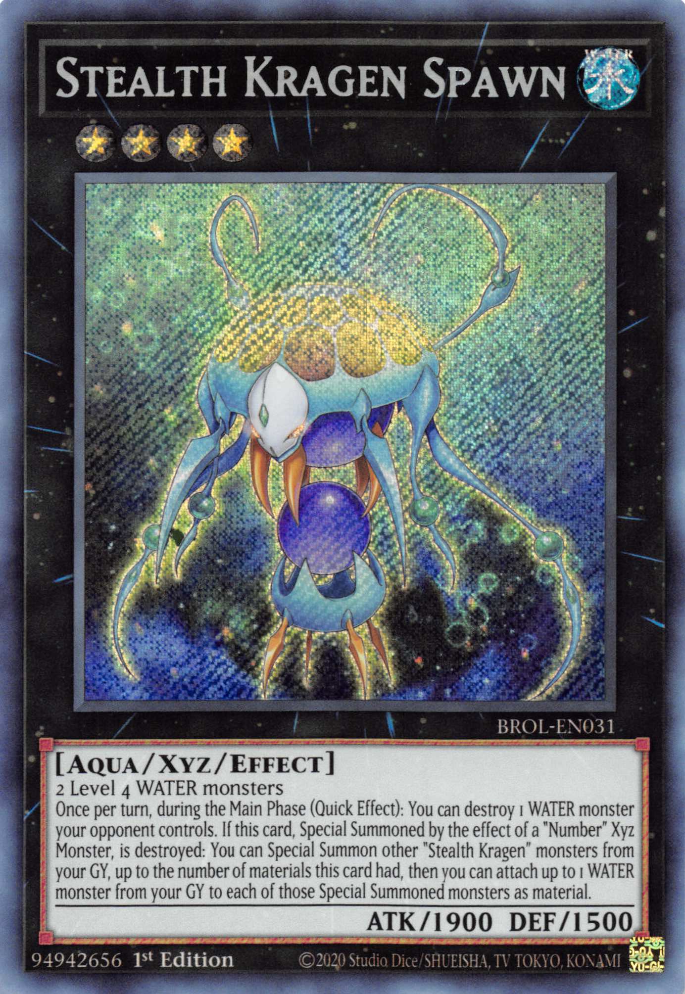 Stealth Kragen Spawn [BROL-EN031] Secret Rare | Galactic Gamez