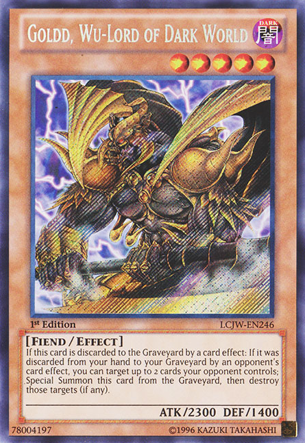 Goldd, Wu-Lord of Dark World [LCJW-EN246] Secret Rare | Galactic Gamez