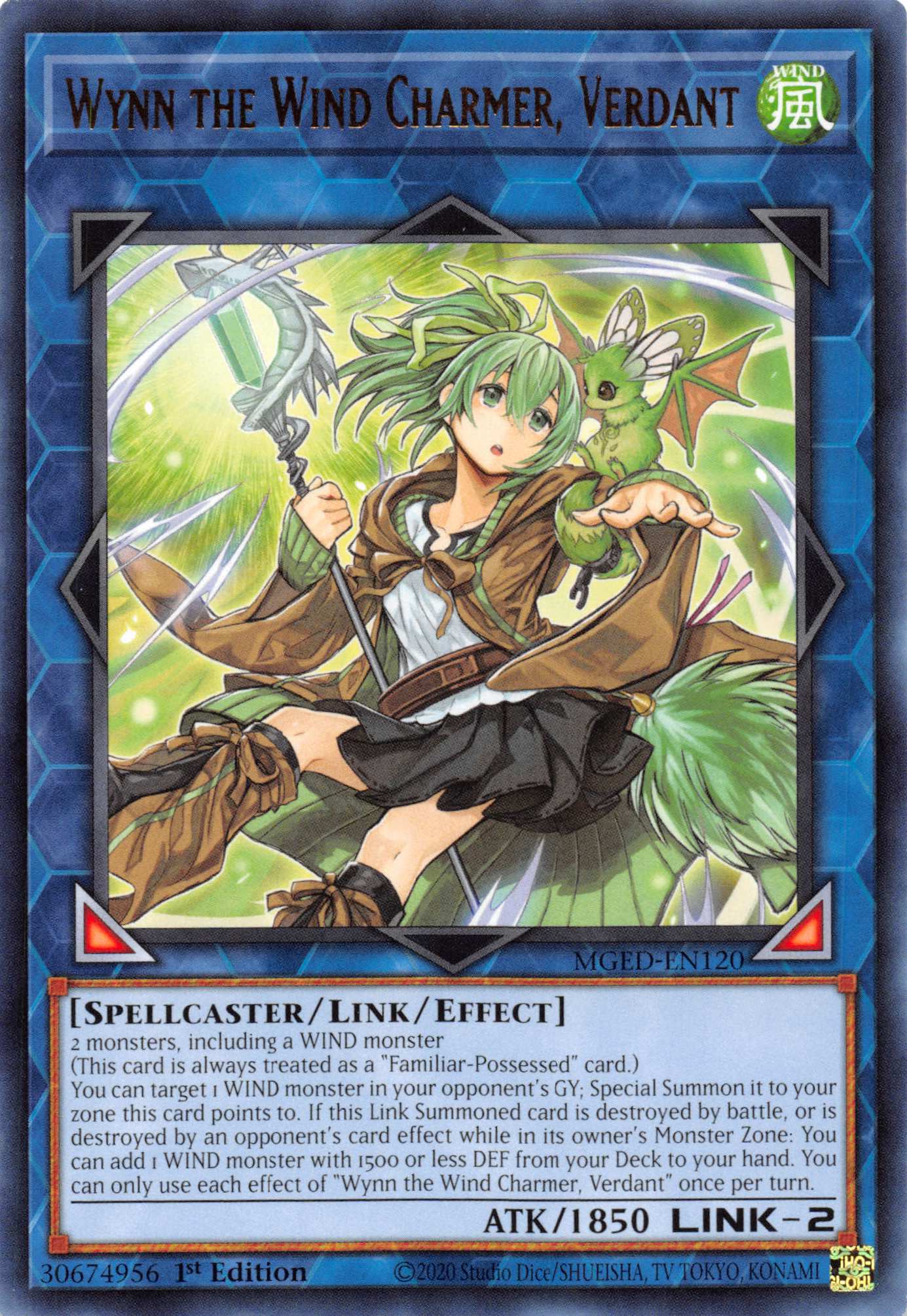 Wynn the Wind Charmer, Verdant [MGED-EN120] Rare | Galactic Gamez