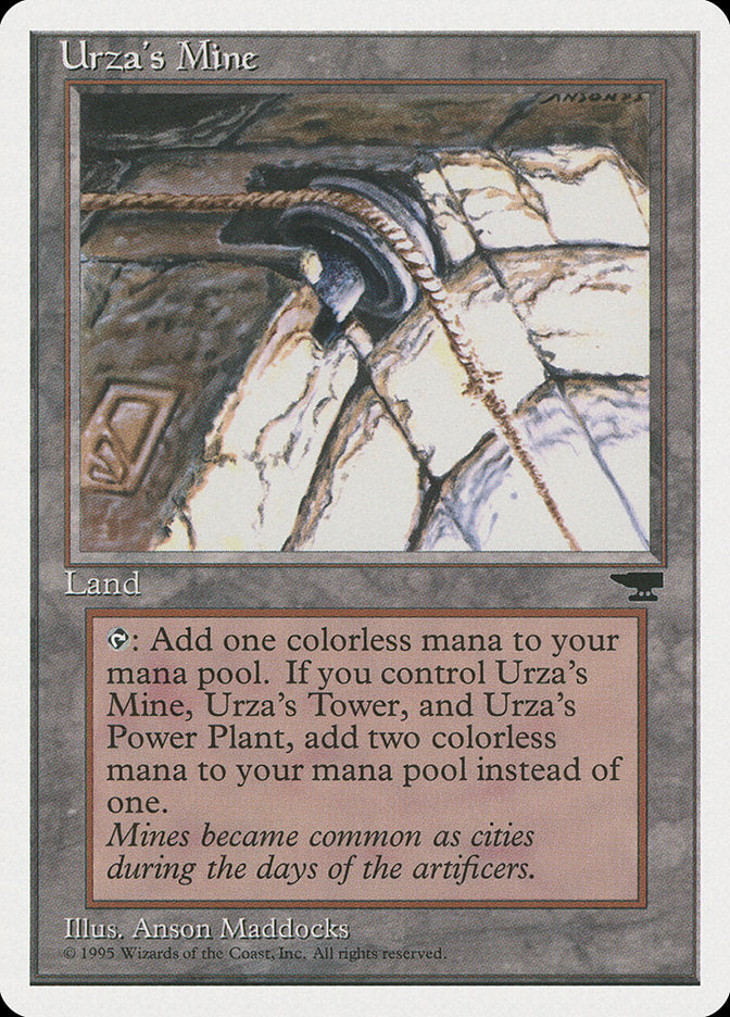 Urza's Mine (Pulley Embedded in Stone) [Chronicles] | Galactic Gamez
