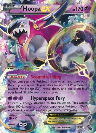 Hoopa EX (36/98) (Jumbo Card) [XY: Ancient Origins] | Galactic Gamez