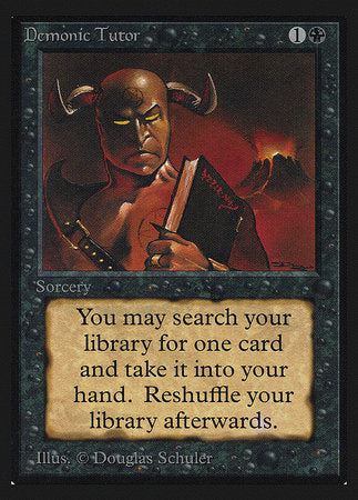 Demonic Tutor (IE) [Intl. Collectors’ Edition] | Galactic Gamez