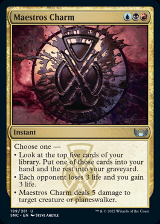 Maestros Charm [Streets of New Capenna] | Galactic Gamez