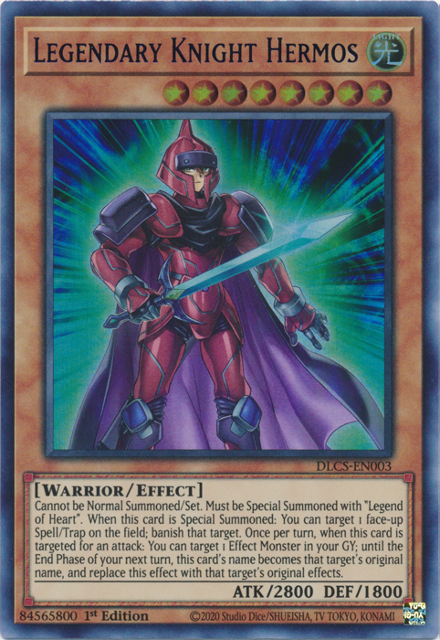 Legendary Knight Hermos (Blue) [DLCS-EN003] Ultra Rare | Galactic Gamez