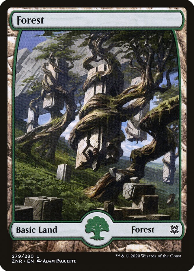 Forest (279) [Zendikar Rising] | Galactic Gamez