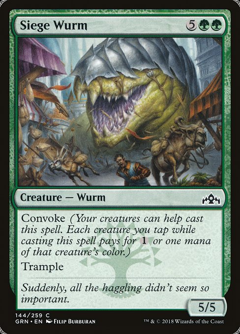 Siege Wurm [Guilds of Ravnica] | Galactic Gamez