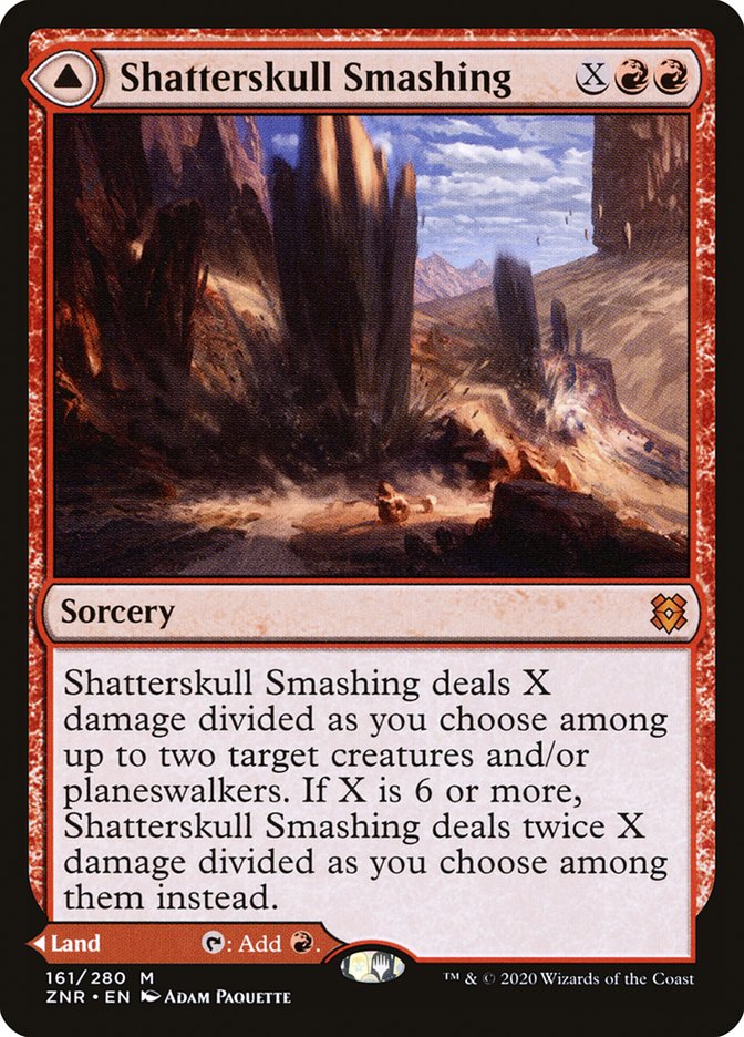 Shatterskull Smashing // Shatterskull, the Hammer Pass [Zendikar Rising] | Galactic Gamez