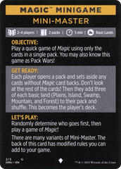 Mini-Master (Magic Minigame) [Commander Legends: Battle for Baldur's Gate Minigame] | Galactic Gamez