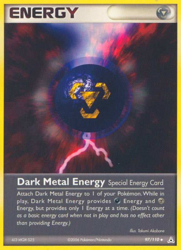 Dark Metal Energy (97/110) [EX: Holon Phantoms] | Galactic Gamez