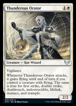 Thunderous Orator [Strixhaven: School of Mages] | Galactic Gamez