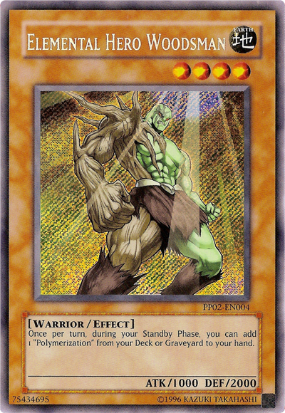 Elemental Hero Woodsman [PP02-EN004] Secret Rare | Galactic Gamez