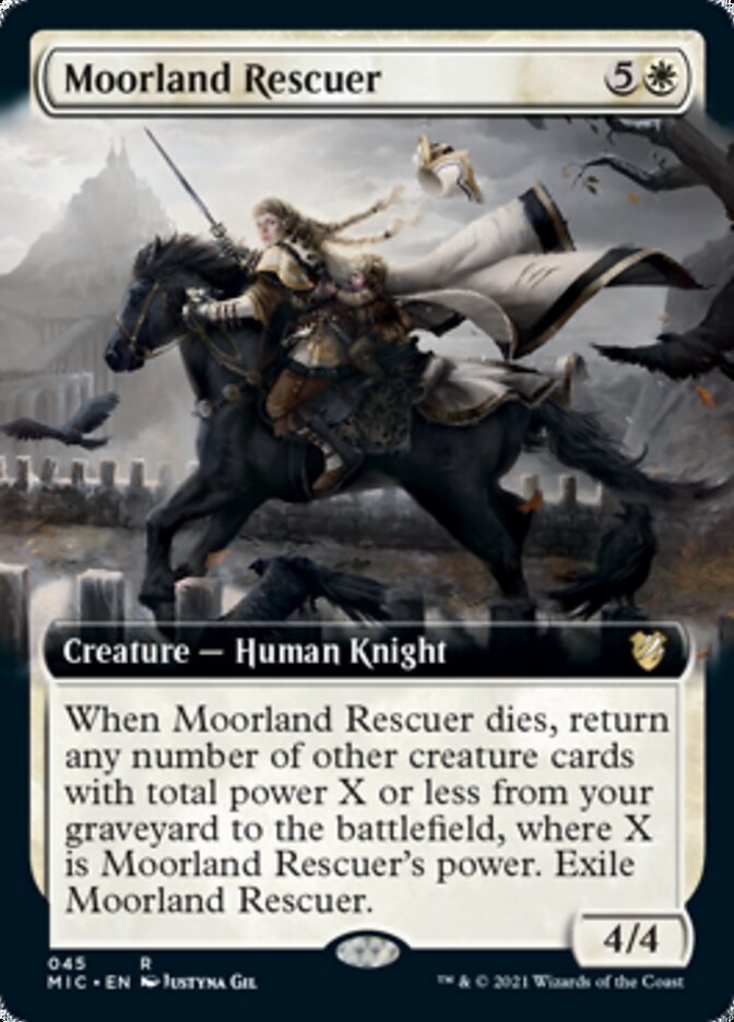 Moorland Rescuer (Extended) [Innistrad: Midnight Hunt Commander] | Galactic Gamez