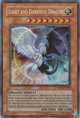 Light and Darkness Dragon [RP02-EN095] Secret Rare | Galactic Gamez