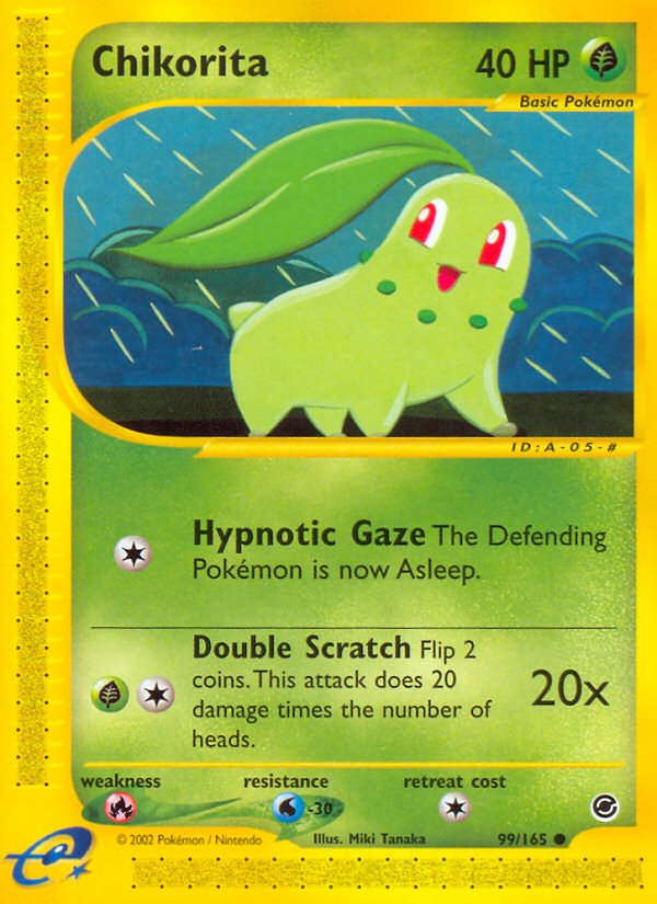 Chikorita (99/165) [Expedition: Base Set] | Galactic Gamez