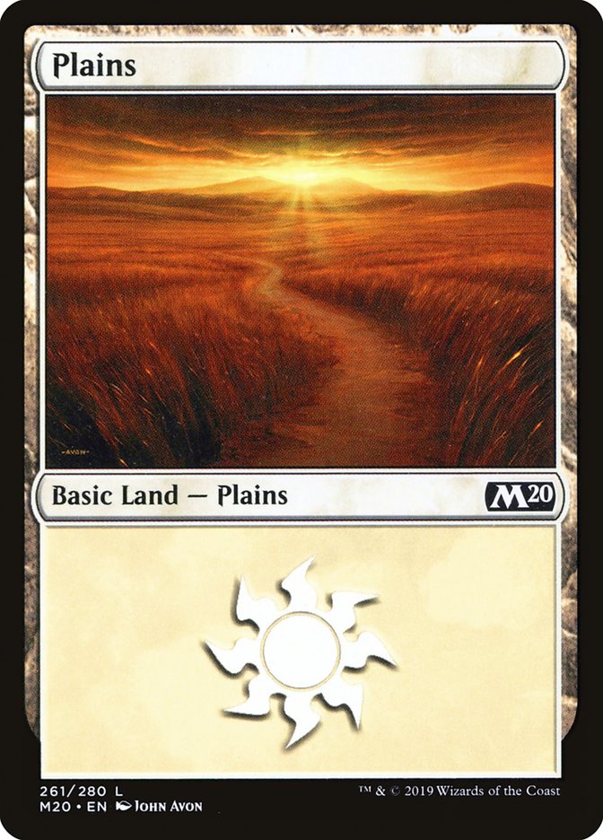 Plains (#261) [Core Set 2020] | Galactic Gamez