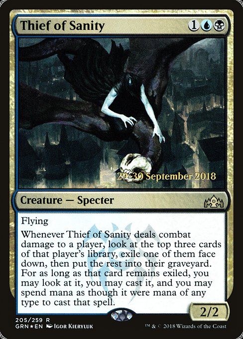 Thief of Sanity [Guilds of Ravnica Promos] | Galactic Gamez