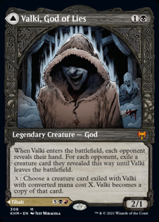 Valki, God of Lies // Tibalt, Cosmic Impostor (Showcase) [Kaldheim] | Galactic Gamez