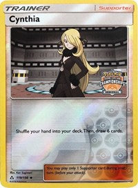 Cynthia (119/156) (Regional Championship Promo) [Sun & Moon: Ultra Prism] | Galactic Gamez