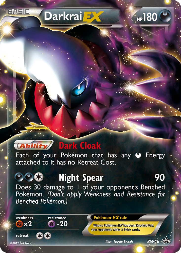 Darkrai EX (BW46) [Black & White: Black Star Promos] | Galactic Gamez