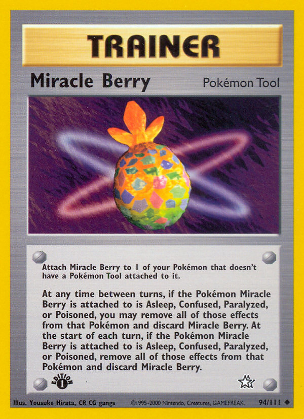 Miracle Berry (94/111) [Neo Genesis 1st Edition] | Galactic Gamez