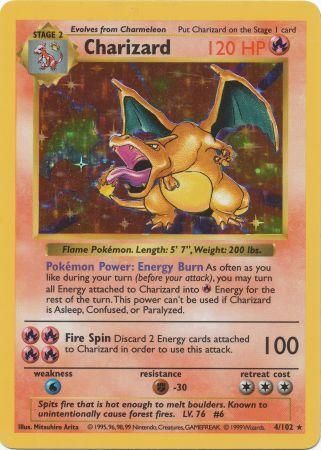 Charizard (4/102) [Base Set Shadowless Unlimited] | Galactic Gamez