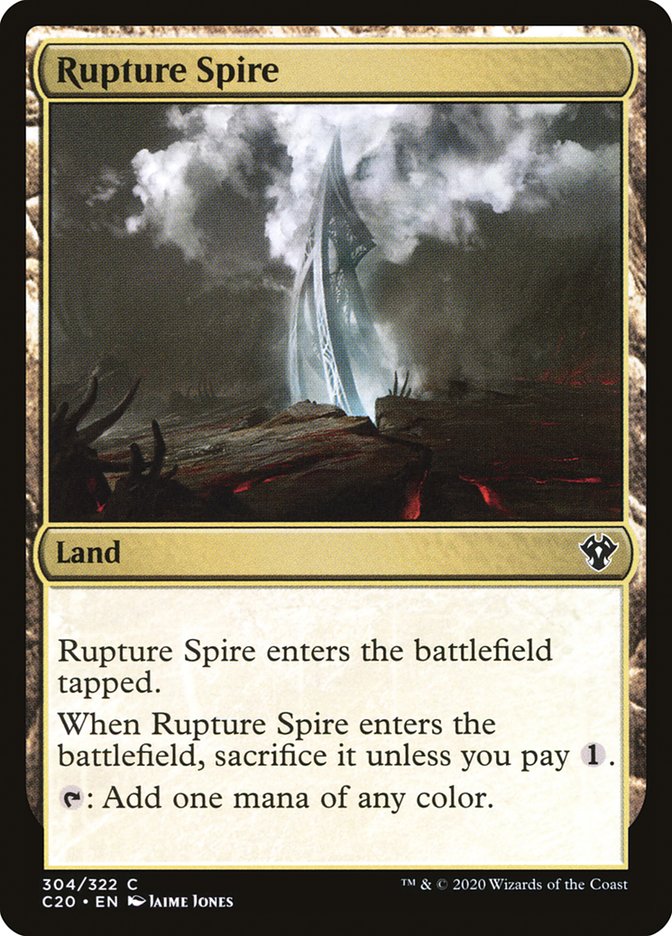 Rupture Spire [Commander 2020] | Galactic Gamez