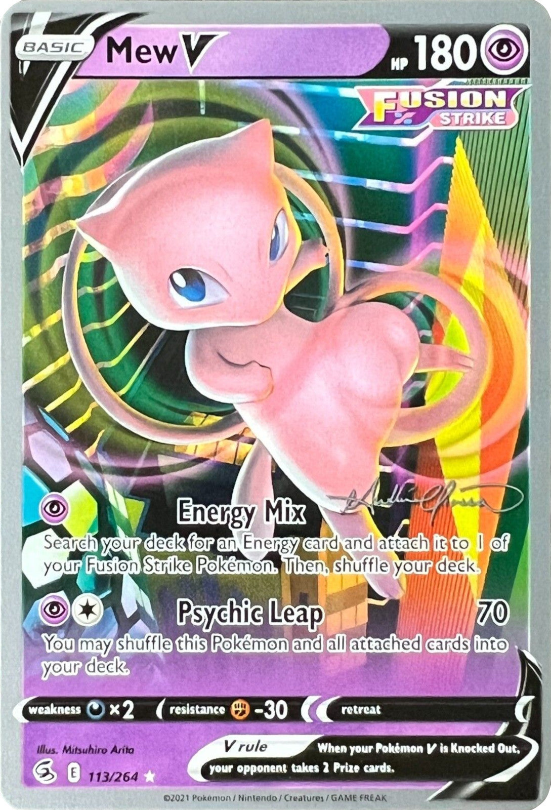 Mew V (113/264) (The Shape of Mew - Andre Chiasson) [World Championships 2022] | Galactic Gamez