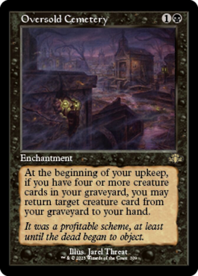 Oversold Cemetery (Retro) [Dominaria Remastered] | Galactic Gamez