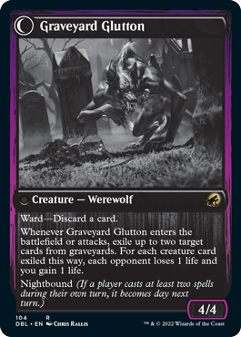 Graveyard Trespasser // Graveyard Glutton [Innistrad: Double Feature] | Galactic Gamez
