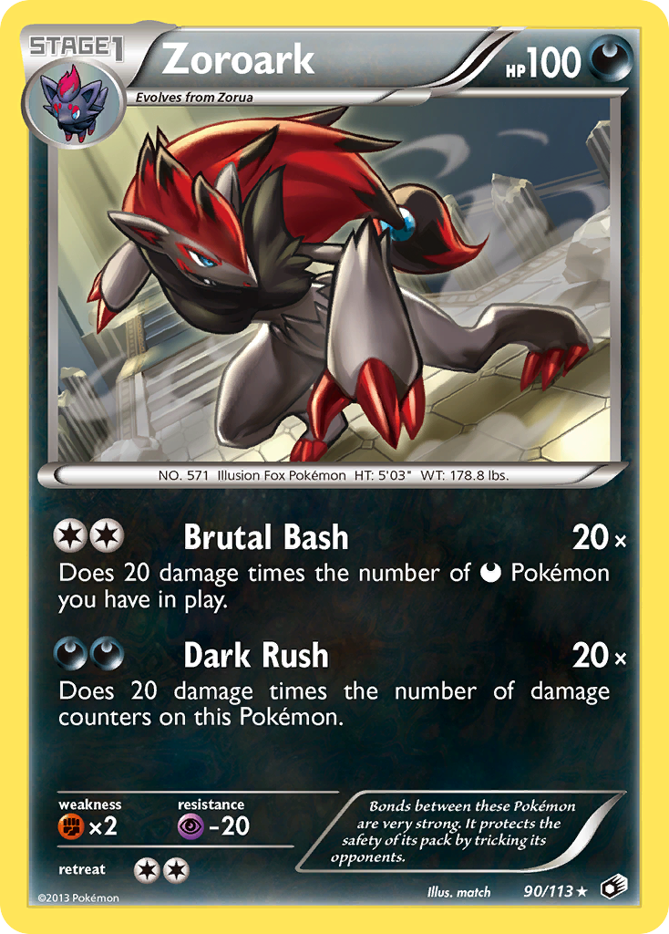 Zoroark (90/113) [Black & White: Legendary Treasures] | Galactic Gamez