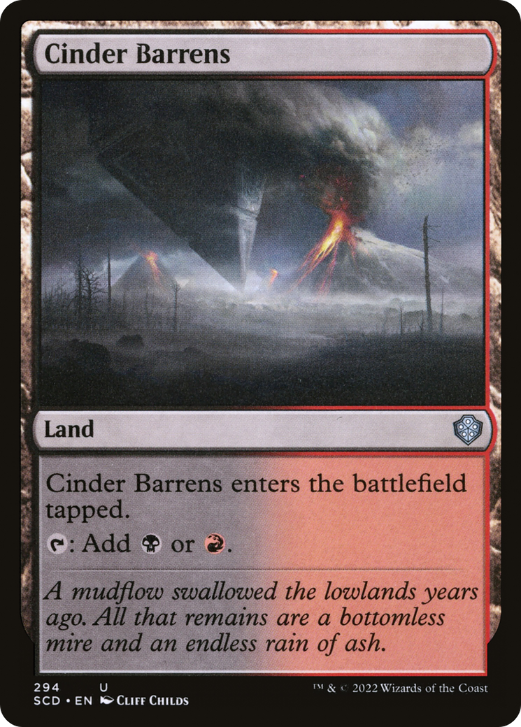 Cinder Barrens [Starter Commander Decks] | Galactic Gamez