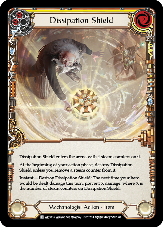 Dissipation Shield [ARC035] Unlimited Edition Rainbow Foil | Galactic Gamez