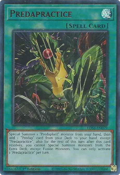Predapractice (Red) [LDS3-EN079] Ultra Rare | Galactic Gamez
