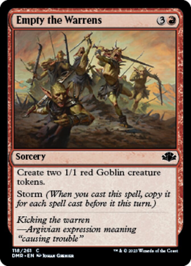 Empty the Warrens [Dominaria Remastered] | Galactic Gamez