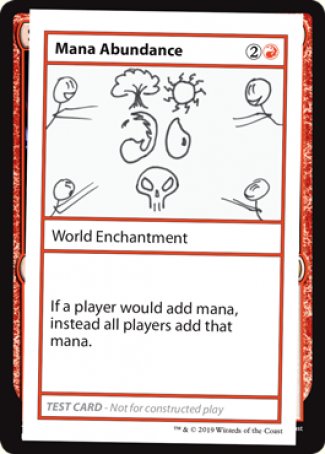 Mana Abundance (2021 Edition) [Mystery Booster Playtest Cards] | Galactic Gamez