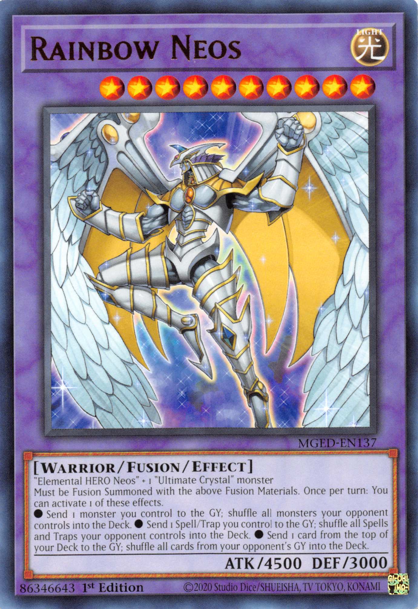 Rainbow Neos [MGED-EN137] Rare | Galactic Gamez