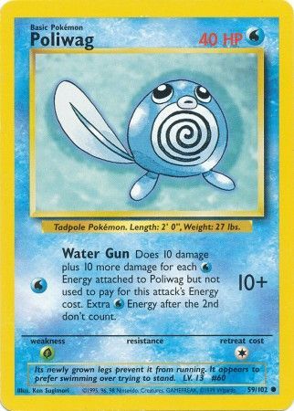 Poliwag (59/102) [Base Set Unlimited] | Galactic Gamez