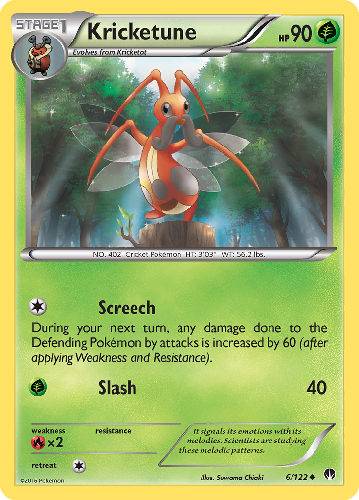 Kricketune (6/122) [XY: BREAKpoint] | Galactic Gamez