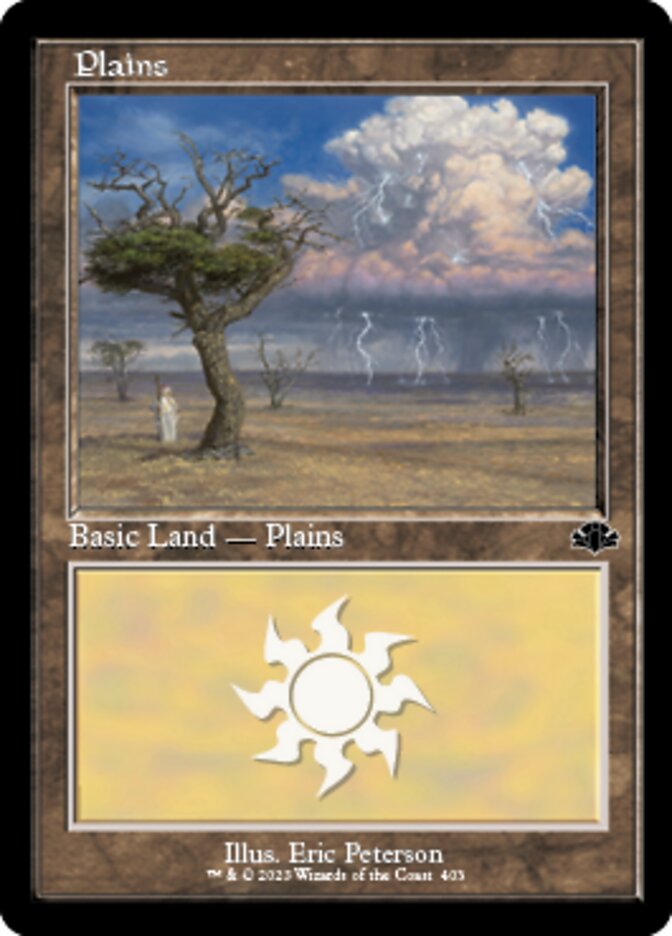 Plains (403) (Retro) [Dominaria Remastered] | Galactic Gamez
